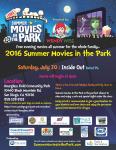 Movie In The Park Hourglass 2016-07-30